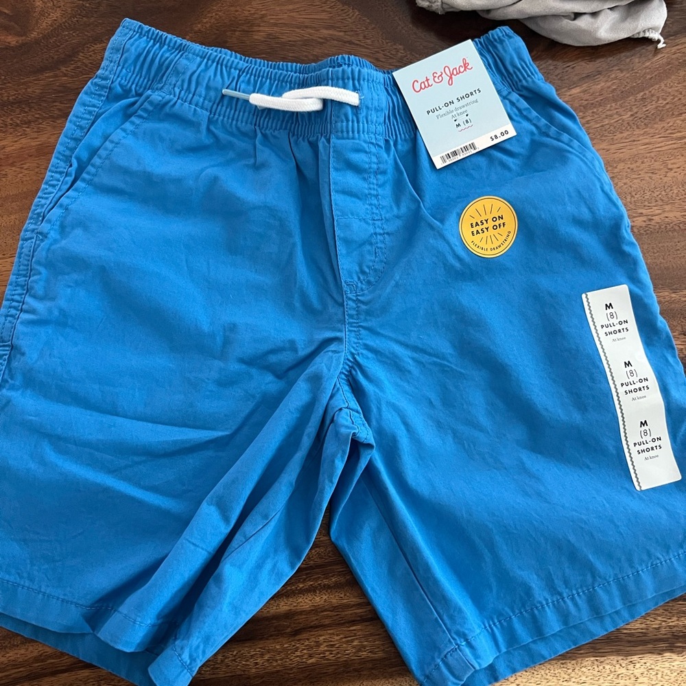 Cat & Jack Vibrant Blue Pull-On Shorts